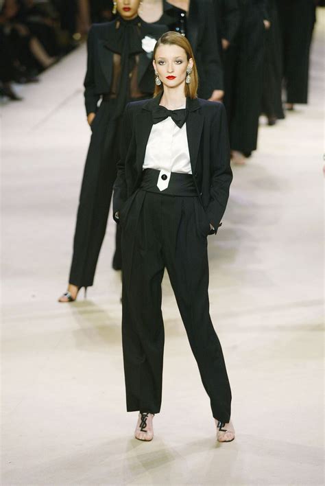 saint laurent women's suit.